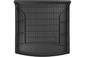 M MOTOS Tapis de coffre voiture pour Skoda Kodiaq depuis 2016 Améliorez Votre Confort de Voyage avec Le tapis noir antidérapant Auto TM- tapis voiture Tous Temps pour Voiture, Protection Contre les sa