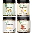 VANYUG 4 Superseed Combo (Sesame,Pumpkin,Sunflower And Flax) Rich In Fibre And Protein I For Hormonal Balance (4 * 100 Grams),Whole