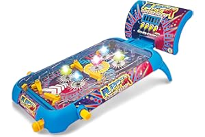 Teorema Giocattoli- Flipper électronique de Table Jouet pour Enfants avec lumières et Sons et indicateur de Score, 66955 +3 ans