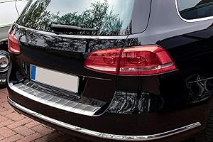 ‎RECAMBO Ladekantenschutz Edelstahl MATT kompatibel für VW PASSAT B7 KOMBI & ALLTRACK | 2010-2014 | premium Qualität von RECAMBO