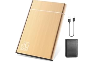 Sincelo Disque Dur Externe Portable 2.5" HDD Externe pour PC, Mac, Ordinateur de Bureaup Wii U, Xbox