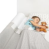 BANBALOO - Bed Rail Voor Peuters. Kinderbedbarrière - kindervalbeveiliging, opblaasbare reisrail, voor tweepersoonsbedden, opvouwbaar 150 cm, 180 cm en Montessori