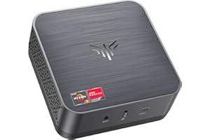 NiPoGi AMD Ryzen 7 3750H Mini PC, 16Go RAM 512Go SSD Micro Ordinateur de Bureau,Graphics Radeon RX Vega 10,4K UHD DP + HDMI Double Sortie,WiFi 5,W11