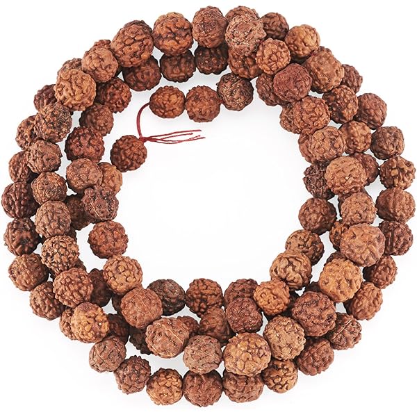 Rosario Buddista Mala Tibetano da preghiera 108 semi Rudraksha - Ethnos
