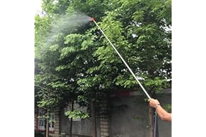 Winnfy Sprayer Extention Wand Sprayer Wand Pressure Lance Extension 2.6m Stainless Steel Spray Extension Pipe Sprayer Tool for Garden Green Space