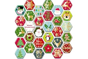 MORCART, 30 simpatiche calamite decorative da frigorifero, magneti natalizi per lavagna magnetica, frigorifero, lavagna bianca, cucina, parete magnetica, ufficio, cabina, regali divertenti e