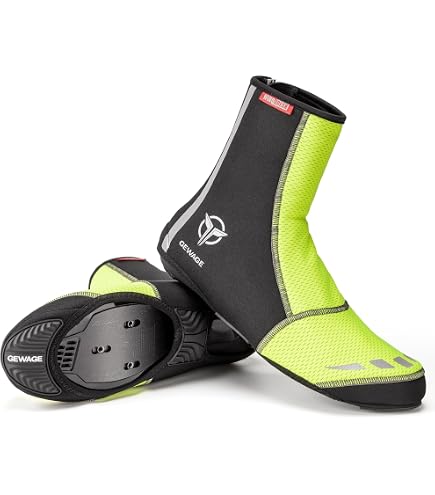 Couvre-Chaussures Cyclisme Hiver ROCKBROS - Imperméables Et Chauds - Réfléchissants - Homme/Femme