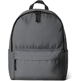 Amazon Basics Classic/Daily/School Backpack, Grey, 1 Unit