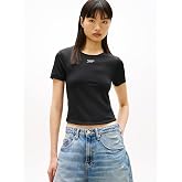 Tommy Hilfiger TJW SLIM SH SILVER SCRIPT TEE T-shirt Kadın