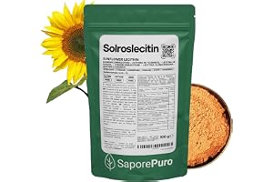 SaporePuro Solroslecitin Pulver 100 g – Naturligt Emulgeringsmedel GLUTENFRI