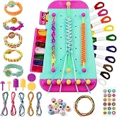AUAUY Friendship Bracelet Making Kit for Girls, Purple and Green | Friendship Bracelet Making Kit, Gifts for Girls Ages 6-12,