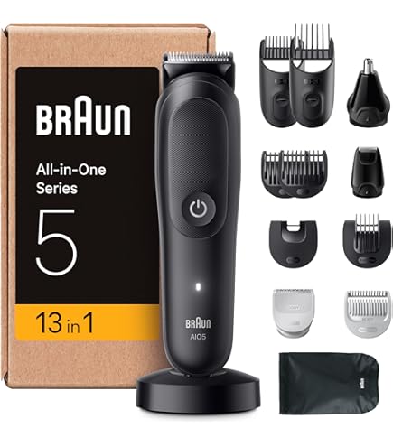 Braun AIO5545 All-in-One Series 5 9-in-1 Grooming Kit with Ultra