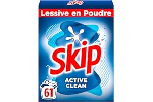 Skip Lessive en Poudre Active Clean 61 Lavages