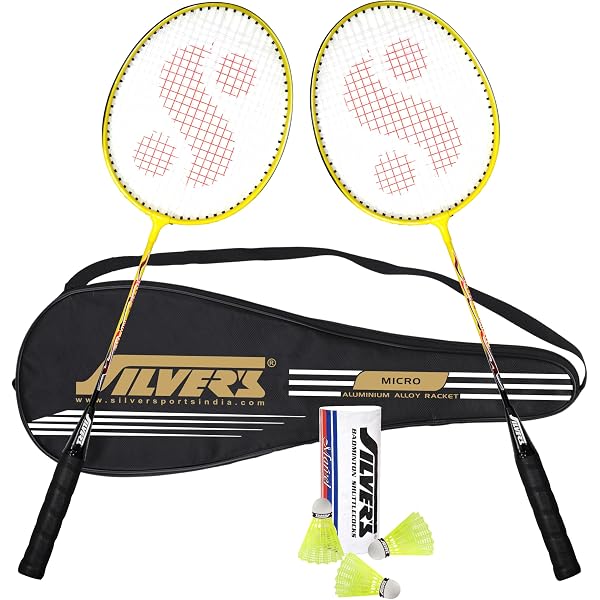 Badminton Set Senston Badminton Rackets Set – 4 Rackets, 6 Shuttlecocks ...