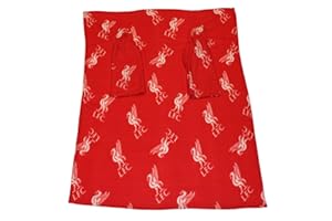 FOCO Liverpool FC EPL Premier League Football Logo Repeat Crest Super-Soft Red Snuggle Fleece Blanket