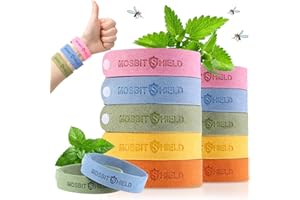 LYNBLY Braccialetto Antizanzare, 10 Pezzi Braccialetti Repellenti per Zanzare, Regolabile Braccialetto Repellente Antizanzare, Sicuro non Tossiche, per Bambini e Adulti Interno, Esterno Sport e Viaggi