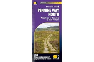 Pennine Way North: Middleton-in-Teesdale to Kirk Yetholm (Trail Maps XT40)