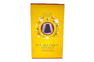 KUCHENMEISTER GMBH Baumkuchen Rum Spitzen überzogen mit Zartbitter Schokolade - 125g