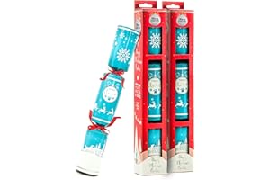 Petopedia Christmas Cracker for Dogs - 3-in-1 Dog Gifts: ROPE TOY, HAT & JOKE - NOISE-FREE XMAS Interactive Dog Toys for Boredom, Celebration Presents (Red, Pack of 2)