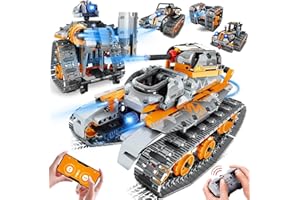 JOYTREKY Technic Robot Juguete, 5 en 1 Juego de Construcción de Robots Robot Programable con App y Mando a Distancia, Ideas de Regalos para Niños de 6 7 8 9 10 11 12 + Años