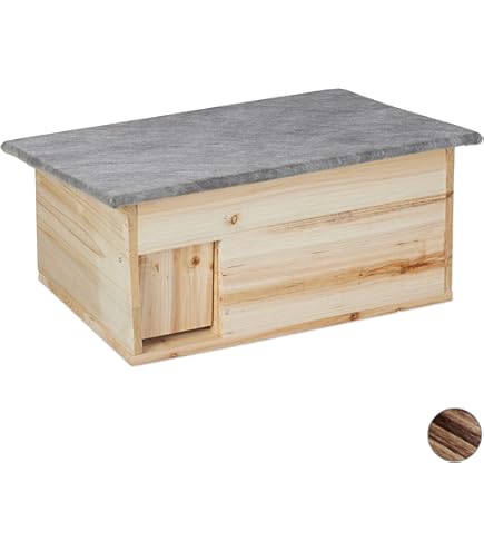 Casetta Per Ricci In Legno VidaXL - Rifugio Invernale Con Tetto Impermeabile - Foto 5