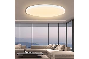 EACLL LED-taklampa, taklampa, Ø30 cm 24 W 3 000 K, 2700 lumen varm vit rund
