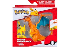 Pokémon PKW3459 - Glurak & Pikachu, glurak mobile con Pikachu