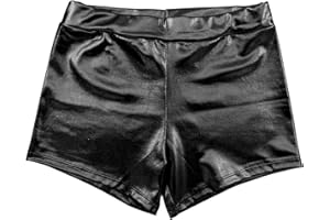 Carnavalife Pantalones Cortos Metálicos Brillante para Mujer, Culotte Sexy Mujer para Disfraces Baile Discoteca y Fiestas