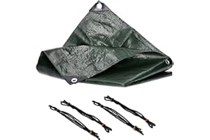 ‎TALK-POINT Abdeckplane 3m x 4m Gewebeplane Professional Line 140g/m² mit Ösen (50cm Abstand) – wasserdicht, reißfest, UV-stabilisiert, abwaschbar - Schutzplane Abdeckfolie Poolplane Holzplane Gartenmöbel Auto