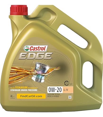 Castrol EDGE 0W-20　FE 8L CASTROL EDGE 0W-20 Advanced Full Synthetic Motor Oil, 1