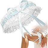 non-brand 4x Strumpfband Garter Beinband mit Bowknot Deko f/&uuml;r Hochzeit Verlobung Bankett und Festzug
