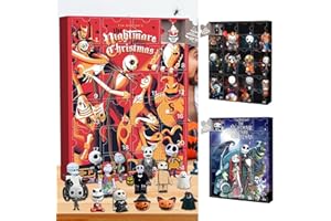 EXUBERIA 3PCS Calendrier De L'Halloween 2023, Halloween Advent Calendar, Compte À Rebours D'Halloween Avec 24 Figurines D'horreur Jouets, Poupée D'Halloween 2023, Calendrier De L', Cadeaux