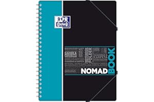 Oxford NomadBook A4+ 24 x 32cm Grands Carreaux Seyès 160 Pages 90g