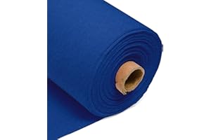 Craft Queen LTD Felt Fabric 60 Inch Wide – Soft Craft Felt Sheets & Rolls, Large Material for Sewing, Patchwork, Christmas, DIY, Art & Craft Projects (Royal Blue,2 Metre)
