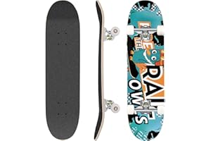 WESKATE Hikole 3108-1 Skateboard, Unisex niños Adolescentes Adultos