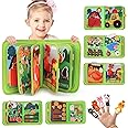LZDMY Toddler Busy Book 1 2 3 Year Olds, 20 in 1 Montessori Busy Board 1 year old, Preschool Farm Books Animal Finger Toys, Baby Sensory Books Educational Toys, 1st Birthday Gifts for Boys Girls