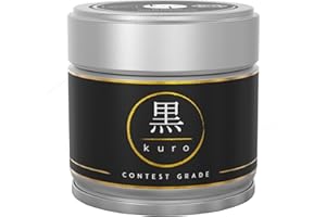 ‎KURO MATCHA Matcha Kuro – Handgepflückter Super Premium Bio-Matcha-Tee aus Japan (30g) – Extrafeines Grüntee-Pulver bio-zertifiziert nach DE-ÖKO-006 – voll beschattet