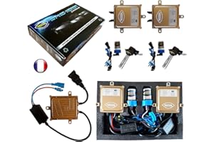 Kit Hid Xenon marca Francaise Vega® HB3 9005 55 W Slim DSP AC lampadine a embase coudée