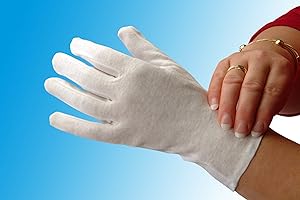 JASMINE SILK Cotton Moisturising Gloves