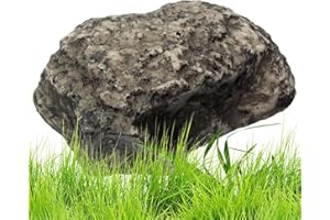 VIRTCOOY Scatola per chiavi in pietra simulata | Scatola di immagazzinaggio di chiavi in finta pietra,nascondi chiavi,falsa roccia, coprichiave di ricambio,coprichiavi in resina,si sente come una vera pietra