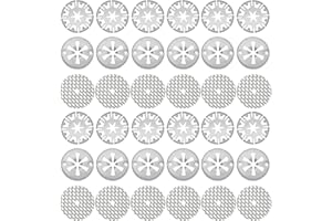 LOEPENLE Set di 36 piastre di protezione dal calore per auto, dischi da 30 mm, piastre di protezione dal calore, piastre di riparazione da 52 mm, kit di riparazione, compatibili con VW Skoda N90335004 6715468