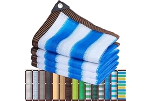 SDLLG Red de Sombra para toldo con 90% de Efecto de sombreado Red de protección UV 3x3M Red de jardín 8 Colores Combinan con su jardín Tela de protección Solar Resistente a la Temperatura