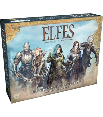 Asmodee - Black Book Editions - Elfi: Il gioco di ruolo - Iniziazione al gioco d'avventure in Les Terre d'Arran - Giochi di società - Giochi di ruolo dai 14 anni