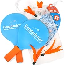 Set Badminton Junior – Raquettes Légères + Volants + Sac – Pour Enfants, Ados Et Familles – Jeu Extérieur Fun Et Convivial