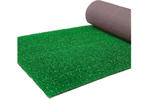LUCATEX IBERICA LUCATEX - Cesped artificial 2x5 metros Miami - 7mm de altura - Alta densidad - Ideal para exteriores, piscinas, terrazas, jardín - Económico y resistente - Cesped artificial moqueta