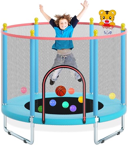 Trampolín Rebotador Ovalado Plegable Para Niños Y Adultos – Con Mango Regulable Y Soporte De 150 Kg