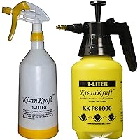 Kisan Kraft KK-PS1000 Manual Sprayer (1 Litre, Color May Vary, Plastic) & KisanKraft KK-TS1000 Manual Sprayer (1 Litre) (Color May Vary) Combo