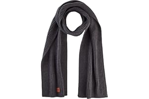 camel active Herren Schal aus einem Baumwoll-Kaschmir-Mix