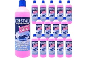 GEAKV Kristall Hochglanz-Konzentrat - effektives Mittel zur nachhaltigen Reingung von Fenstern, Autoscheiben, Spiegelglas, Fliesen, Marmor und Lack , 15er Pack (15 x 250ml)
