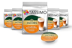‎TASSIMO Tassimo Kapseln Jacobs Typ Latte Macchiato Caramel, 5 x 8 Pads, 40 Kaffeekapseln